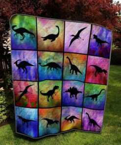 Buy Dinosaur Shadow Quilt Blanket & Quilt Bedding Set Great Customized Gifts For Birthday Christmas Thanksgiving Perfect Gifts For Dinosaur Lover