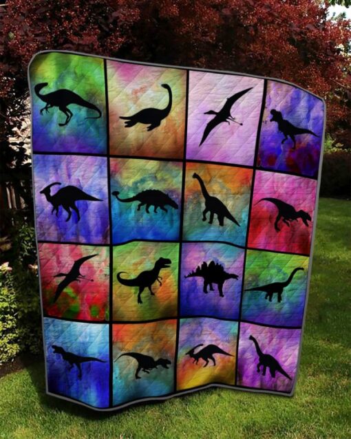 Buy Dinosaur Shadow Quilt Blanket & Quilt Bedding Set Great Customized Gifts For Birthday Christmas Thanksgiving Perfect Gifts For Dinosaur Lover