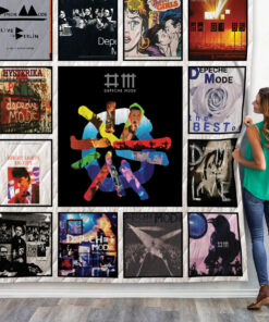 Buy Depeche Mode Albums Quilt Blanket & Quilt Bedding Set 01