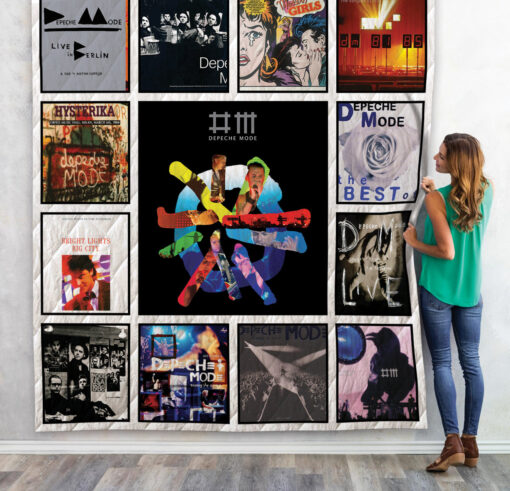 Buy Depeche Mode Albums Quilt Blanket & Quilt Bedding Set 01