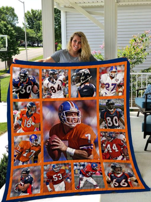 Buy Denver Broncos Legends Quilt Blanket & Quilt Bedding Set