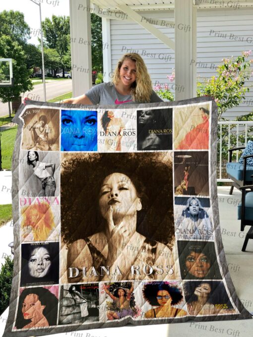 Buy Diana Ross Albums Cover Poster Quilt Blanket & Quilt Bedding Set