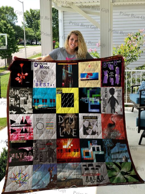 Buy Depeche Mode Albums Cover Poster Quilt Blanket & Quilt Bedding Set Ver 2