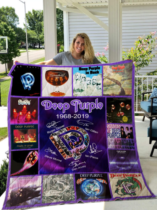 Buy Deep Purple Quilt Blanket & Quilt Bedding Set Great Customized Blanket Gifts For Birthday Christmas Thanksgiving