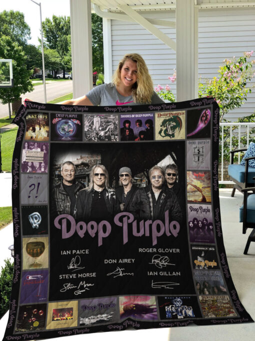 Buy Deep Purple Rock Band Quilt Blanket & Quilt Bedding Set - Best Gifts For Fans