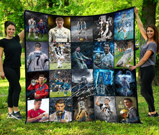 Buy Cristiano Ronaldo Cr7 Quilt Blanket & Quilt Bedding Set 2