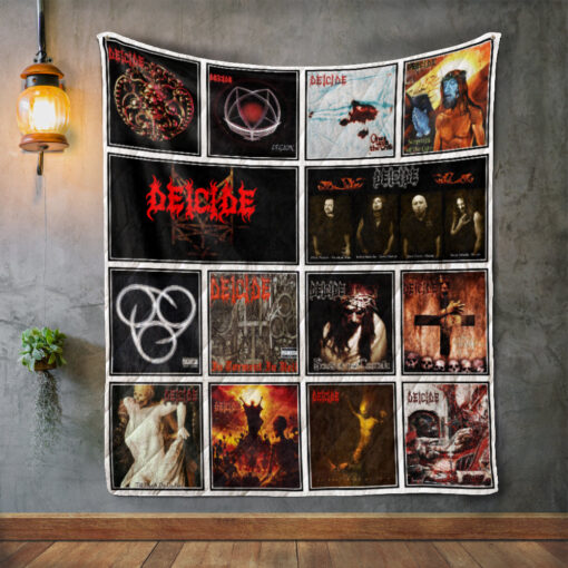 Buy Deicide Album Covers Quilt Blanket & Quilt Bedding Set