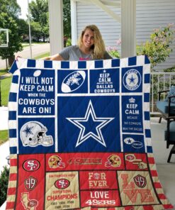 Buy Dallas Cowboys Quilt Blanket & Quilt Bedding Set - Meteew