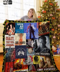 Buy Die Hard Poster Quilt Blanket & Quilt Bedding Set