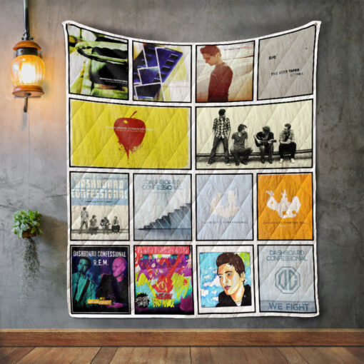 Buy Dashboard Confessional Album Covers Quilt Blanket & Quilt Bedding Set