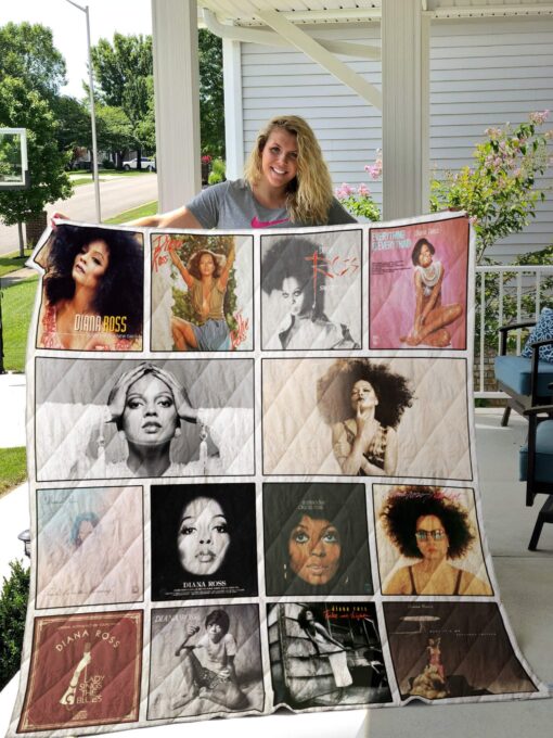 Buy Diana Ross Albums Quilt Blanket & Quilt Bedding Set 02