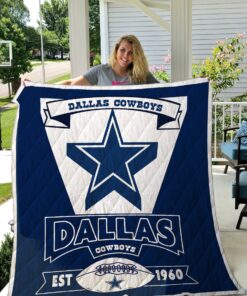 Buy Dallas Cowboys Quilt Blanket & Quilt Bedding Set 02 - Meteew