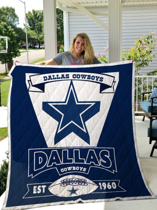 Buy Dallas Cowboys Quilt Blanket & Quilt Bedding Set 02 - Meteew