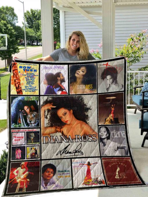 Buy Diana Ross Quilt Blanket & Quilt Bedding Set 02