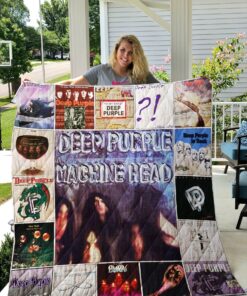 Buy Deep Purple Machine Head Quilt Blanket & Quilt Bedding Set Great Customized Blanket Gifts For Birthday Christmas Thanksgiving