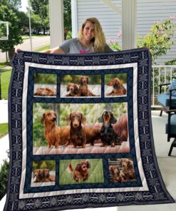 Buy Dachshund Go Outside Quilt Blanket & Quilt Bedding Set Great Customized Blanket Gifts For Birthday Christmas Thanksgiving