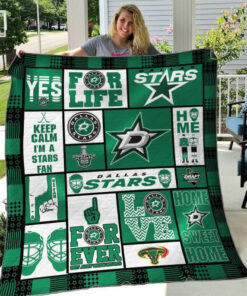 Buy Dallas Stars Quilt Blanket & Quilt Bedding Set 03