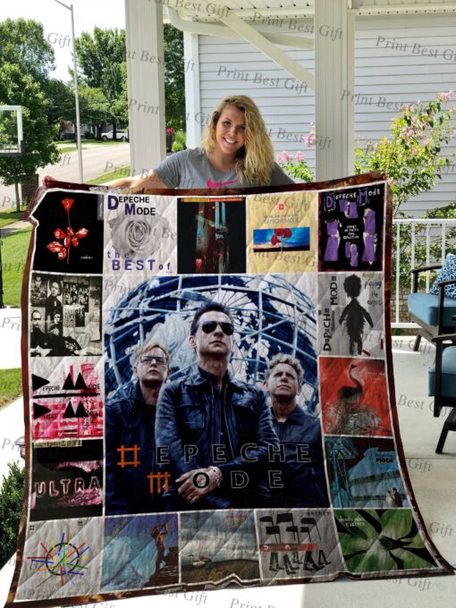 Buy Depeche Mode Albums Cover Poster Quilt Blanket & Quilt Bedding Set