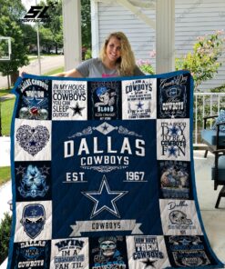 Buy Dallas Cowboys Quilt Blanket & Quilt Bedding Set 01 - Meteew