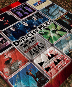 Buy Depeche Mode Best Albums Quilt Blanket & Quilt Bedding Set For Fans