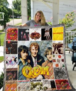 Buy Cream Albums Cover Poster Quilt Blanket & Quilt Bedding Set