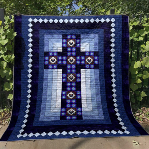 Buy Cross-Stitch Quilt Blanket & Quilt Bedding Set Great Customized Blanket Gifts For Birthday Christmas Thanksgiving