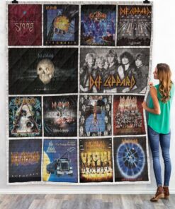 Buy Def Leppard 02 Quilt Blanket & Quilt Bedding Set