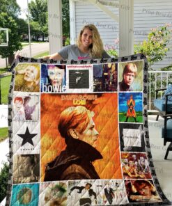 Buy David Bowie Albums Cover Poster Quilt Blanket & Quilt Bedding Set