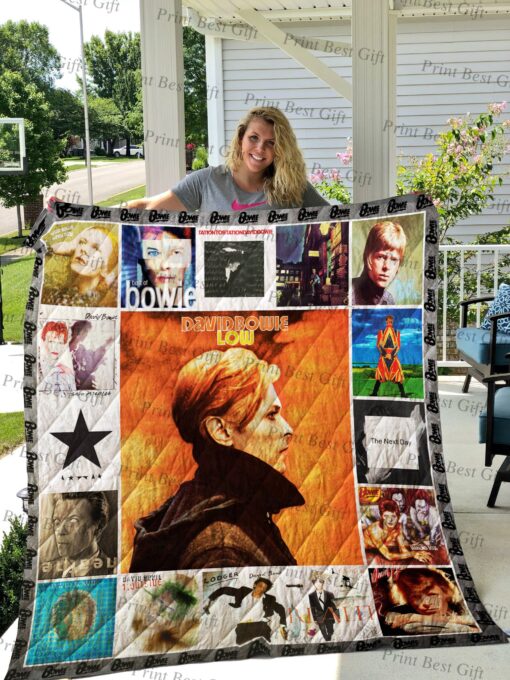 Buy David Bowie Albums Cover Poster Quilt Blanket & Quilt Bedding Set