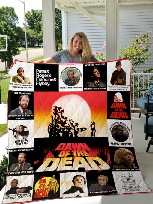 Buy Dawn Of The Dead Quilt Blanket & Quilt Bedding Set For Fans Ver 17