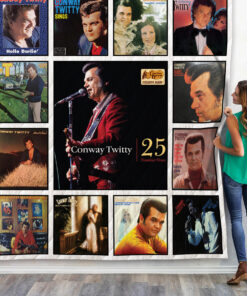 Buy Conway Twitty Album Quilt Blanket & Quilt Bedding Set 01