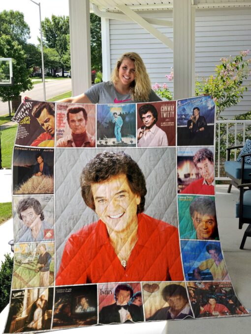 Buy Conway Twitty Quilt Blanket & Quilt Bedding Set For Fans