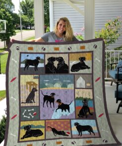 Buy Couple Of Black Labrador Retriever Quilt Blanket & Quilt Bedding Set Great Customized Blanket Gifts For Birthday Christmas Thanksgiving