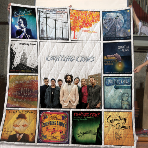 Buy Counting Crows Album Quilt Blanket & Quilt Bedding Set 02