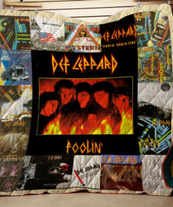 Buy Def Leppard Singles Quilt Blanket & Quilt Bedding Set