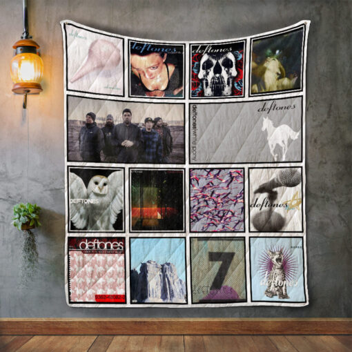 Buy Deftones Album Covers Quilt Blanket & Quilt Bedding Set