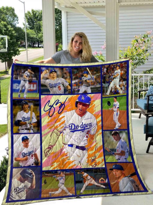 Buy Corey Seager Quilt Blanket & Quilt Bedding Set 01