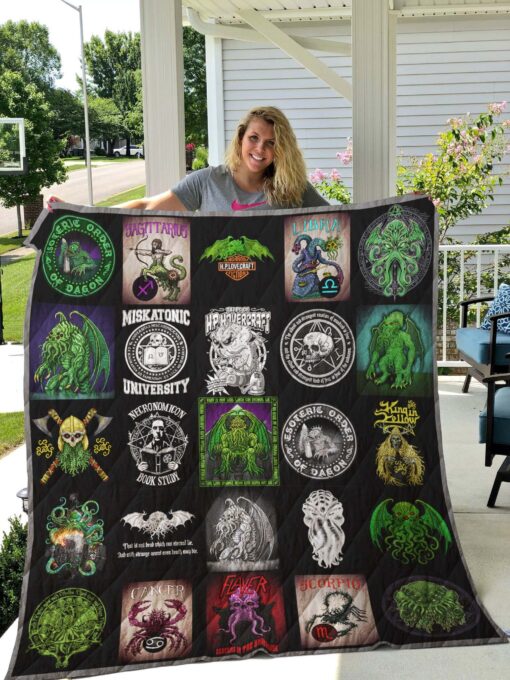 Buy Cthulhu Quilt Blanket & Quilt Bedding Set 02