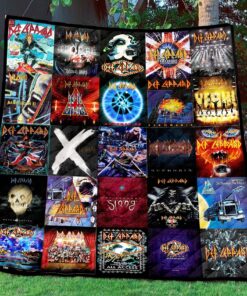 Buy Def Leppard Ver1 Quilt Blanket & Quilt Bedding Set