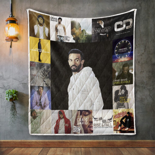 Buy Craig David Album Covers Quilt Blanket & Quilt Bedding Set