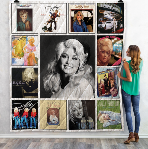 Buy Dolly Parton Album Quilt Blanket & Quilt Bedding Set 01