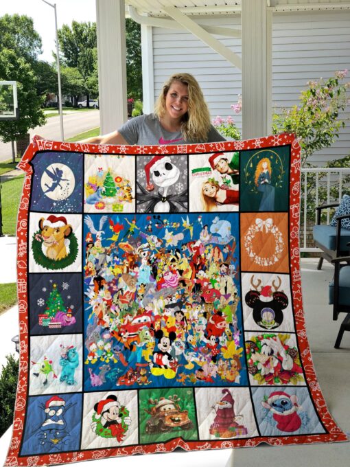 Buy Disney Christmas Quilt Blanket & Quilt Bedding Set