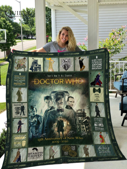 Buy Doctor Who Tv Series Quilt Blanket & Quilt Bedding Set  Anniversary