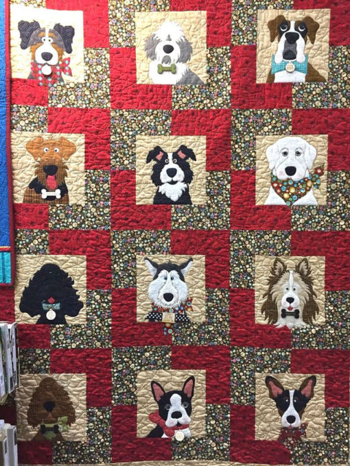 Buy Dog Beautiful Faces Group Quilt Blanket & Quilt Bedding Set Great Customized Blanket Gifts For Birthday Christmas Thanksgiving