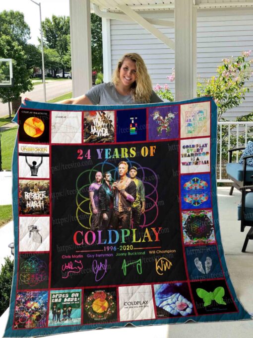 Buy Coldplay Quilt Blanket & Quilt Bedding Set 01