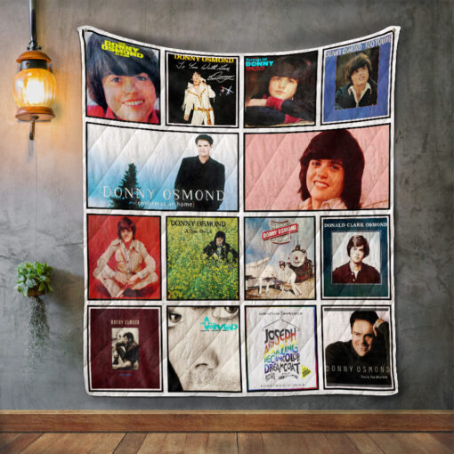 Buy Donny Osmond Album Covers Quilt Blanket & Quilt Bedding Set