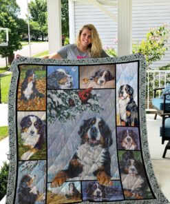 Buy Dogs Bernese Mountain Natural Quilt Blanket & Quilt Bedding Set Great Customized Blanket Gifts For Birthday Christmas Thanksgiving