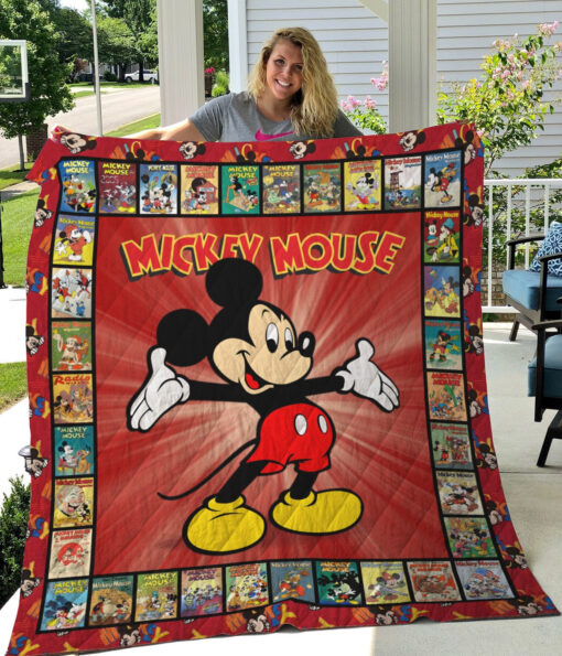 Buy Disney Mickey Mouse Quilt Blanket & Quilt Bedding Set Mickey Mouse Gift Birthday For Fan Lovers