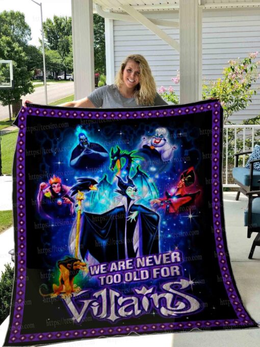 Buy Disney Villains Quilt Blanket & Quilt Bedding Set 01