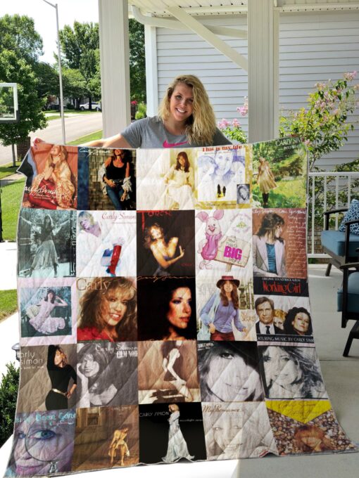 Buy Carly Simon Albums Quilt Blanket & Quilt Bedding Set For Fans Ver 25